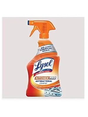 Lysol Antibacterial Kitchen Cleaner Citrus Scent 22 Ounces (Pack of 5) - Lysol Antibacterial Kitchen Cleaner, Citrus Scent