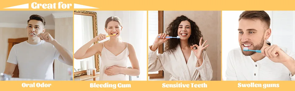 Toothbrushes 10 Packs Soft Travel Toothbrush Bulk for Adults Green - toothbrush