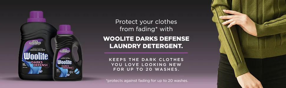 Woolite Darks Liquid Laundry Detergent HE Compatible with Colour Renew - 100 Fl Oz / 2.96L (Pack of 1) - product information 2