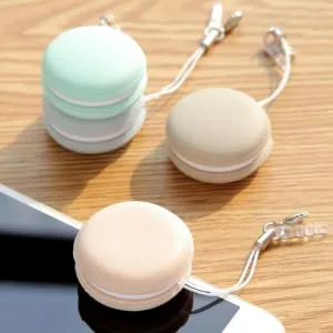 GLEAVI 3Pcs Macaron Phone Screen Cleaner Macaron Shaped Screen Wipes Phone Screen Wipe Screen Cleaning Cloths Phone Cleaner Wipes (Pink) - product information 3