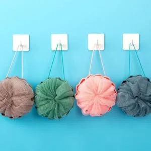 2pcs Pumpkin Bath Balls Bathing Mesh Balls Tools for Exfoliating Scrubber Body Scrubber Sponge Cleaning Scrubber Sponge Bath Brush Loofah Cute Tub - product information 1