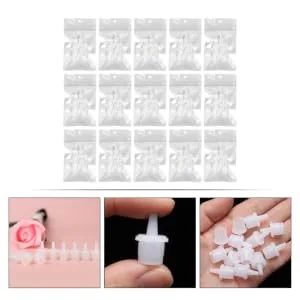 100pcs Glue Replacement Bottle Stoppers Precision Plug White - product information 2