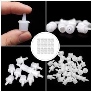 100pcs Glue Replacement Bottle Stoppers Precision Plug White - product information 3