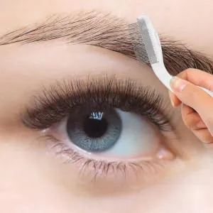 2pcs Foldable Eyebrow Comb Eyebrow Beauty Comb Eyelash Extension Brush Folding Eyelash Comb Spoolie Brush Eyebrow Tools Make up Kit Eyelash Mascara Pp Stainless Steel Eyebrow Brush - product information 1
