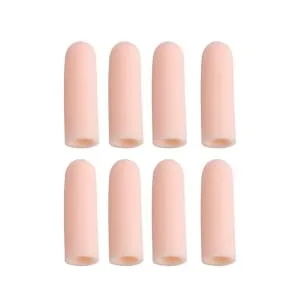 SEWACC Silicone Protectors Protector Protector 8pcs Silicone Cots Protector Support Cover Caps Sleeves Thumb - product information 2
