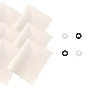 Natural Chamois Glasses Cleaning Cloths Microfiber Cleaning Cloth for Eyeglasses Lens Screens Tablets Glasses 6 Pack 6 x 8inch - Glasses Cleaning Cloths