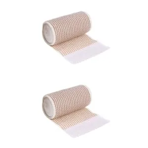 SEWACC 2 Rolls Athletic Elastic Cohesive Sports Medical Sports Beigex2pcs 10CMX4.5Mx2pcs - product information 1