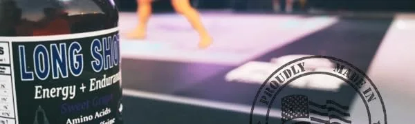 Sweet Grape Endurance Shots - 4 Pack - Long Shot - Nitric Oxide Booster Caffeine Nootropics Electrolytes Amino Acids - Energy and Performance - Long Shot BJJ