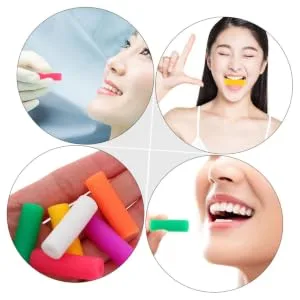 VICASKY 8pcs Orthodontic Aligner Chewies Teeth Bite Training Jaw Muscle Exerciser Oral Care Tool for Aligner Chompers Aligner Trays Seaters - product information 3
