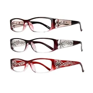 Kaylee Stylish Reading Glasses for Women (2-Pack 3.75) 2-pack 3.75 x - eyeBOGO K+O+E