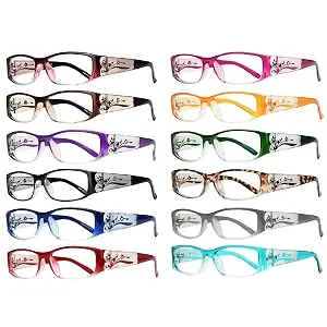 Kaylee Stylish Reading Glasses for Women (2-Pack 3.75) 2-pack 3.75 x - eyeBOGO Kaylee 12-Pack