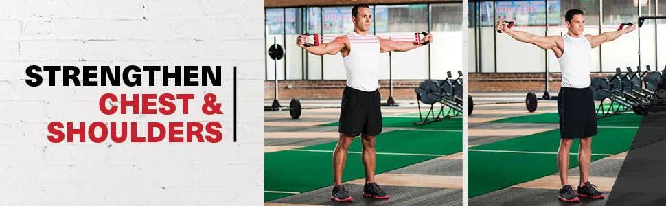 Lifeline Chest Expander , Pink - STRENGTHEN CHEST & SHOULDERS