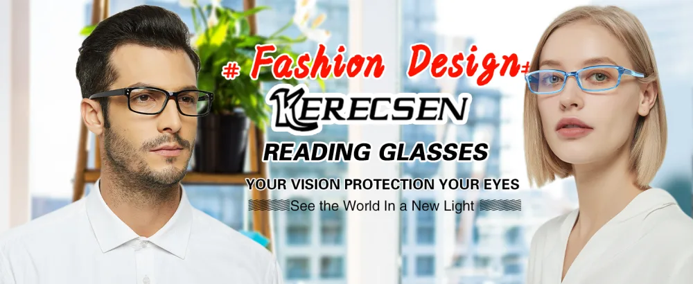 Kerecsen 6-Pack Reading Glasses Blue Light Blocking Spring Hinge Readers for Men Women Computer Eyeglasses 6 Black 1.5 x - Reading Glasses Blue Light Blocking