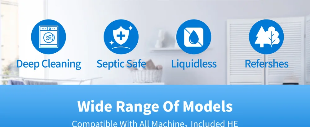 Soulink Washing Machine Cleaner with Odor Blasters 12 Count - Deep Cleaning Tablets For HE Front Loader & Top Load Washer - washing machine cleaner
