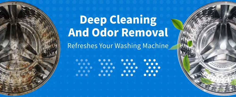 Soulink Washing Machine Cleaner with Odor Blasters 12 Count - Deep Cleaning Tablets For HE Front Loader & Top Load Washer - washing machine cleaner