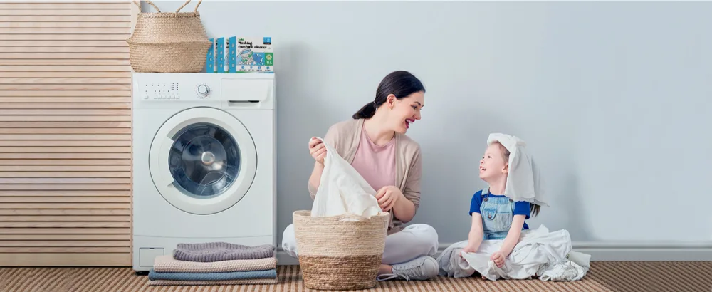 Soulink Washing Machine Cleaner with Odor Blasters 12 Count - Deep Cleaning Tablets For HE Front Loader & Top Load Washer - washing machine cleaner