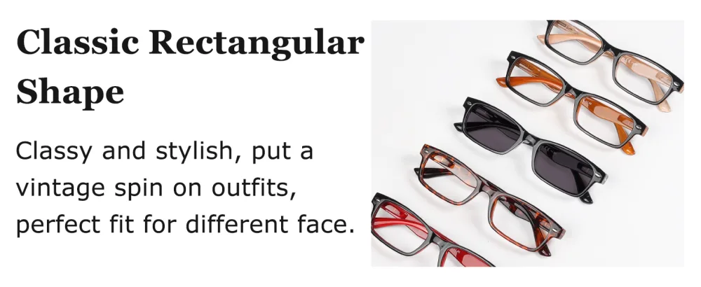 LUR Reading Glasses for Men Women 10 Pack Spring Hinges Readers Include Reading Sunglasses +2.50 10 Pack Mix Color -R055 2.5 x - ladies men rectangular readers