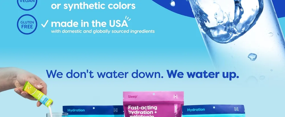 HYDRANT Bulk Unflavored Electrolytes Fast Acting Hydration with Zero Sugar Extremely Subtle Taste Electrolyte Drink Mix (50 Servings Unflavored) - product information 4