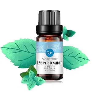 RAINBOW ABBY 6-Pack Orangic 100% Pure Essential Oil Set (Peppermint Watermelon Strawberry Freesia Citronella Honeysuckle) 6x10ML - product information 2