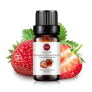 RAINBOW ABBY 6-Pack Orangic 100% Pure Essential Oil Set (Peppermint Watermelon Strawberry Freesia Citronella Honeysuckle) 6x10ML - product information 4
