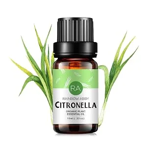 RAINBOW ABBY 6-Pack Orangic 100% Pure Essential Oil Set (Peppermint Watermelon Strawberry Freesia Citronella Honeysuckle) 6x10ML - product information 6