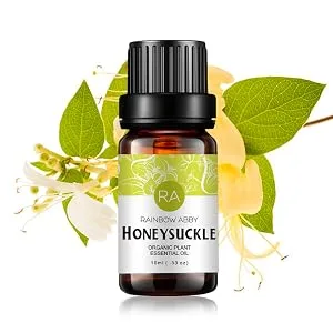 RAINBOW ABBY 6-Pack Orangic 100% Pure Essential Oil Set (Peppermint Watermelon Strawberry Freesia Citronella Honeysuckle) 6x10ML - product information 7