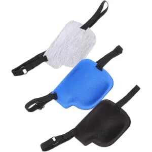 Eye Patch Pack of 3-3D Adjustable Eye Patch for Left Eye Lazy Eye Patches for Adults and Left Eye 3pcs - product information 2