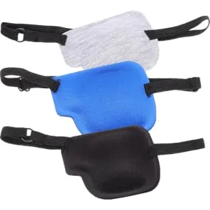 Eye Patch Pack of 3-3D Adjustable Eye Patch for Left Eye Lazy Eye Patches for Adults and Left Eye 3pcs - product information 3