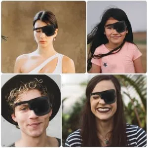 Eye Patch Pack of 3-3D Adjustable Eye Patch for Left Eye Lazy Eye Patches for Adults and Left Eye 3pcs - product information 4