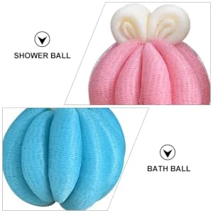 2pcs Bath Ball Bath Sponge Shower Sponge Loofah Bath Flower Exfoliating Loufa Sponge Cleaning Tools Shower Ball Mesh Bath Sponges for Shower Lady Tools Bathing Utensils Body - product information 6