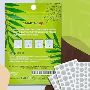 Spot Acne Patch - 72 patches Skin Blemish Treatment with Hydrocolloid | Blemish Acne Dot (Packaging May Vary) 72 Count (Pack of 1) - acne patch hydrocolloid natural