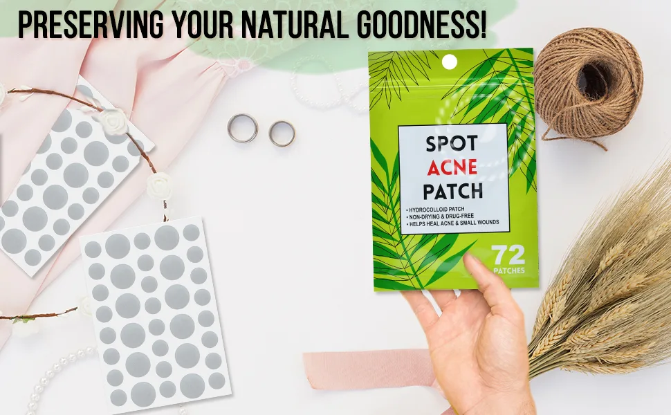 Spot Acne Patch - 72 patches Skin Blemish Treatment with Hydrocolloid | Blemish Acne Dot (Packaging May Vary) 72 Count (Pack of 1) - natural acne patch hydrocolloid smartmed