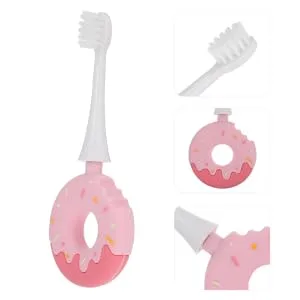 Toothbrush Brush Head Pink Portable Travel 1 Count (Pack of 1) Pink - product information 4