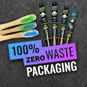 WooBamboo! All Natural Silk Dental Floss Zero Waste 66 feet of Mint-Flavored Floss (Pack of 2) - Zero Waste
