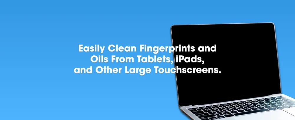 SmartKlean Replacement Pads - Compatible with iPad Android Tablet & Amazon Tablet - Screen Cleaner with Carbon Microfiber Tech - 2 Count - product information 3