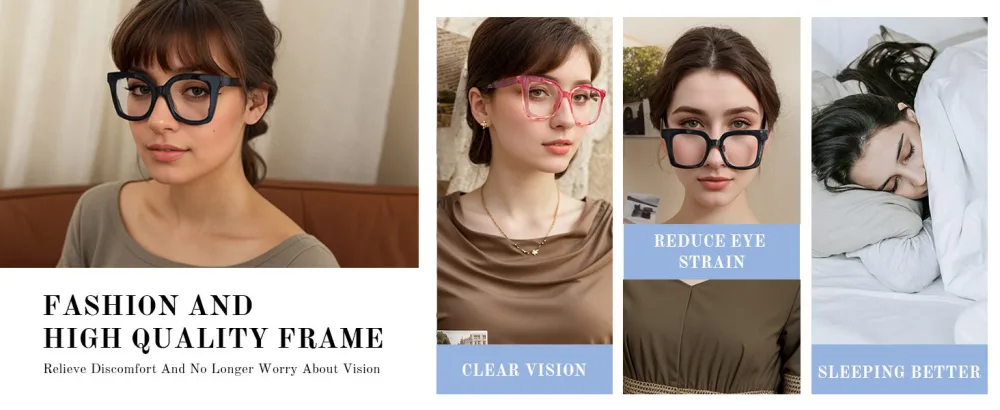 Square Reading Glasses for Women Men Blue Light Blocking Magnifying Glasses Computer Readers 2-Pack Black & Red 3.5 x - reading glasses