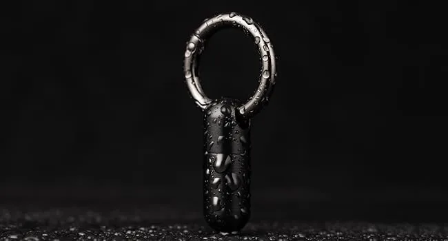 Tiny Keychain Pill Holder.TISUR Titanium Pill Case Waterproof Pill Fob for Travel Purse Pocket Mini Pill Organizer Black Small Pill Case - Made of Pure Titanium
