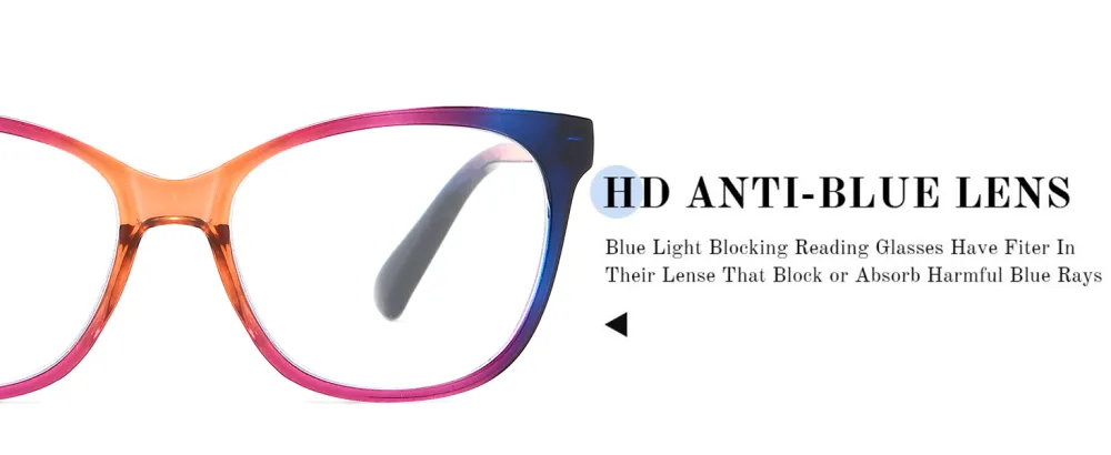Reading Glasses Women Men Cat-eye Blue Light Blcoking Magnifying Readers Lightweight Eyeglasses 3-Pack Brown & Blue & Red 2.0 x - reading glasses