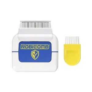 LiceGuard RobiComb Electric Head Lice Comb | Lice & Eggs Zapping Tool - Ergonomic Comb