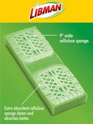 Libman 3021 Gator Mop Refill, 9" - Libman 3021