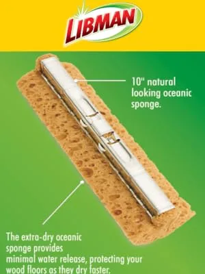 Libman 2027 Wood Floor Sponge Mop Refill - Libman 2027