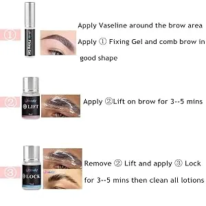 Libeauty Brow Lamination Kit, Eyelash Lift Kit, Brow Lift Kit And Lash Lift Kit 2 In 1, Lasting 8 Weeks Professional or Home Use - brow lift
