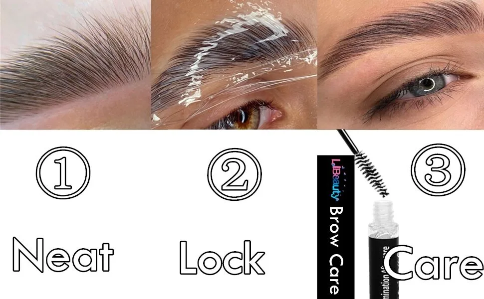 Libeauty Brow Lamination Kit, Eyelash Lift Kit, Brow Lift Kit And Lash Lift Kit 2 In 1, Lasting 8 Weeks Professional or Home Use - Methods