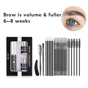 Libeauty Brow Lamination Kit, Eyelash Lift Kit, Brow Lift Kit And Lash Lift Kit 2 In 1, Lasting 8 Weeks Professional or Home Use - result