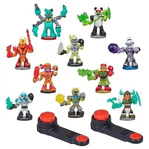 Legends of Akedo Exclusive Button Bash Collector Pack Contains 10 Ultimate Arcade Warrior Action Figures and 2 Button Bash Controllers - Amazon Exclusive - product information 3