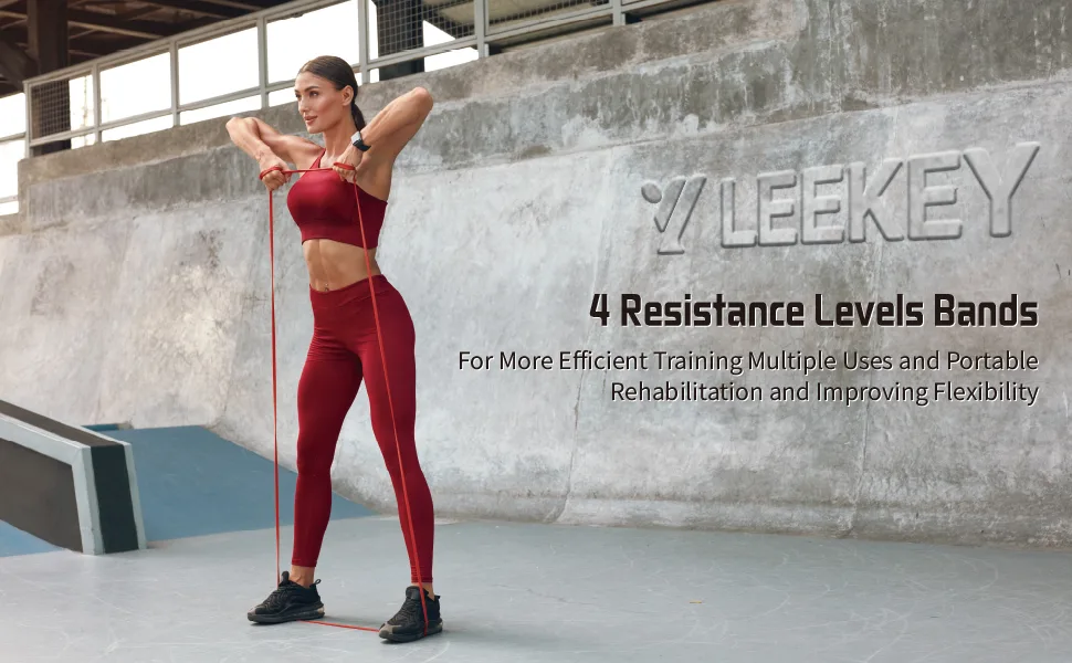 LEEKEY Resistance Band Set, Pull Up Assist Bands - Stretch Resistance Band - Mobility Band Powerlifting Bands for Resistance Training, Physical Therapy, Home Workouts Multi-color - resistance bands exercise bands workout bands pull up bands resistance band bands for working out