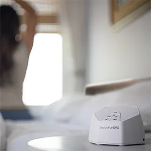 LectroFan EVO Guaranteed Non-Looping Sleep Sound Machine with 22 Unique Fan Sounds, White Noise Variations, and Ocean Sounds, with Sleep Timer Charcoal - EVO for sleep and relaxation