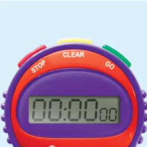 Learning Resources Simple 3 Button Stopwatch, Supports Science Investigations, Timed Math Exercises, Elapsed Time Tracking, Ages 5+ - unspecified