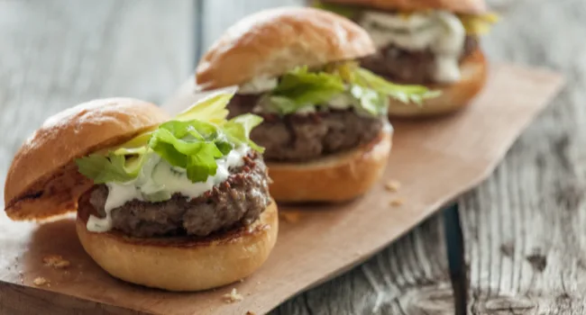 Lamb Rib Chop New Zealand Grass Fed Non-GMO Step 4 - Lamb burger