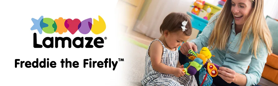 Lamaze Freddie The Firefly, Clip-On Stroller Toy - image